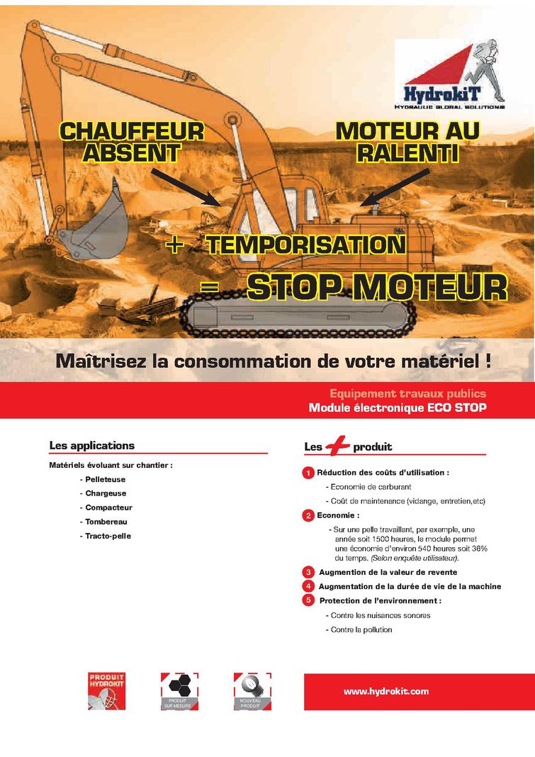 Fiche produit Eco Stop : Économisez du carburant